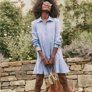 TUCKERNUCK Chambray Callahan Shirt Dress Size~L